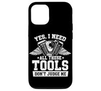 Sí, necesito todas estas herramientas No me juzgues mecánico de garaje Carcasa para iPhone 12/12 Pro
