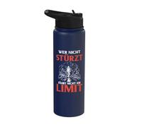 Si no chocas, no estás conduciendo al límite Stainless Steel Insulated Water Bottle