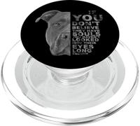 Si no Crees Que Tienen Alma Puppy Pitbull Dog Art PopSockets PopGrip para MagSafe