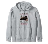 Si no Eres café con Chocolate o Gato Sudadera con Capucha