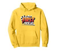 Si no Eres el Primero, Eres el último - Lema de Carreras Sudadera con Capucha, Unisex para Adultos, Limón, L