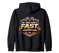 Si no Eres rápido Eres el último Auto Moto Racing Motocross MX Sudadera con Capucha