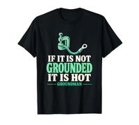 Si no está Conectado a Tierra, es Hot Groundman Groundman Lineman Camiseta gráfica económica