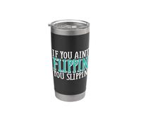 Si no estás dando la vuelta, eres audaz y motivacional Vaso térmico de acero inoxidable de doble pared