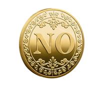 Sí No Moneda - Los responsables de la decisión Lucky Smart Coin | Moneda coleccionable, moneda electoral, moneda de recuerdo, moneda de doble cara, moneda de decisión aleatoria para coleccionistas