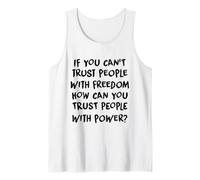 Si no Puedes Confiar en la Gente confía en ti Mismo Motivacional Camiseta sin Mangas