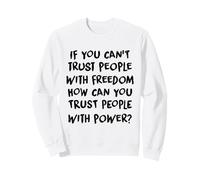 Si no Puedes Confiar en la Gente confía en ti Mismo Motivacional Sudadera