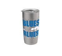 Si no puedes encontrar el Blues, los Blues te encuentran Vaso térmico de acero inoxidable de doble pared