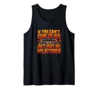 Si no Puedes soportar el Calor Sal de mi Cocina Camiseta sin Mangas