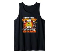 Si no Puedes soportar el Calor Sal de mi Cocina Camiseta sin Mangas