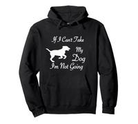 Si no Puedo Llevar a mi Perro, no voy a ser Amante de los Perros, Ropa Divertida Sudadera con Capucha