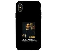 Si no puedo tener amor, quiero poder con el corazón roto Motivación oscura Carcasa para iPhone X/XS