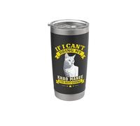 Si no puedo traer a mi Khao Manee, no voy a ser dueño de gato Humor Vaso térmico de acero inoxidable de doble pared