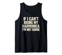 Si no Puedo traer mi armónica, Gracioso Camiseta sin Mangas