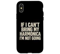 Si no Puedo traer mi armónica, Gracioso Carcasa para iPhone X/XS