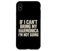 Si no Puedo traer mi armónica, Gracioso Carcasa para iPhone XS MAX