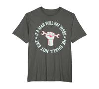 Si no Quieres Trabajar ni Shall no Comer Camiseta, Hombre Tallas Grandes, Asfalto, 6X Alto