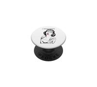 Si no Quieres una Respuesta sarcástica Retro Pop Art Girl PopSockets PopGrip Adhesivo