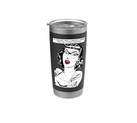 Si no quieres una respuesta sarcástica Retro Pop Art Girl Vaso térmico de acero inoxidable de doble pared