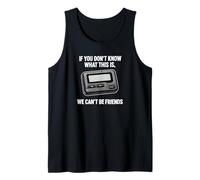 Si no Sabes lo Que Este buscapersonas Retro Camiseta sin Mangas