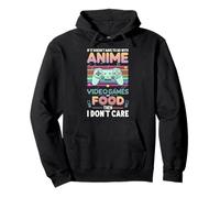 Si No Son Videojuegos De Anime O Comida No Me Importa Kawaii Sudadera con Capucha