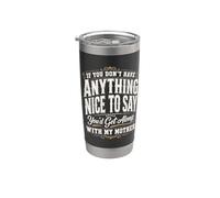 Si no tienes nada bueno que decir, te llevarías bien con Vaso térmico de acero inoxidable de doble pared