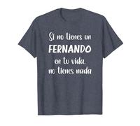 Si no Tienes un Fernando en tu Vida, no Tienes Nada Fernand Camiseta, Hombre, Azul Jaspeado, 4XL