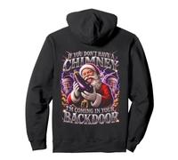 Si no Tienes una Chimenea de Papá Noel Divertido Sudadera con Capucha