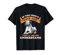 Si no Tienes uno, Nunca entenderás el Dogo Argentino Camiseta gráfica económica, Hombre, Negro, L