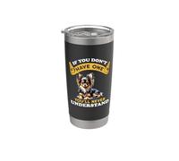Si no tienes uno, nunca entiendes el Toy Terrier ruso Vaso térmico de acero inoxidable de doble pared