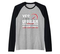 Sí, Oficial, Vi el límite de Velocidad, te Vi Camiseta Manga Raglan