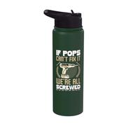 Si papá no cabe es que todos estamos jodidos, un abuelo divertido Stainless Steel Insulated Water Bottle