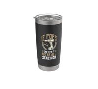 Si papá no cabe es que todos estamos jodidos, un abuelo divertido Vaso térmico de acero inoxidable de doble pared