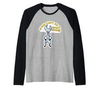 Si papá no Puede arreglarlo, Estamos condenados Humor Familiar Divertido Camiseta Manga Raglan