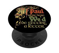 Si Paul estuviera aquí, recibiríamos una Carta con Letras Antiguas. PopSockets PopGrip Adhesivo