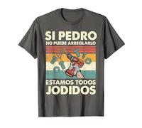 Si Pedro No Puede Repararlo - Español Camiseta, Hombre, Asfalto, 5XL