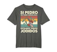 Si Pedro No Puede Repararlo - Español Camiseta, Hombre Tallas Grandes, Asfalto, 5X Alto