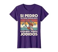Si Pedro No Puede Repararlo - Español Camiseta, Mujer, Morado, XXL