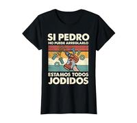 Si Pedro No Puede Repararlo - Español Camiseta, Mujer, Negro, XXL