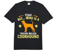 Sí, Pero el mío es un Perro Caminante Que Adora árboles, Amantes de Las Mascotas, Coonhound Comfort Colors Adult Heavyweight T-Shirt