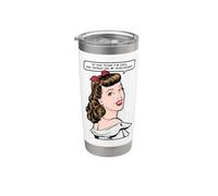 Si piensas que soy lindo, deberías ver a mi novia Pop Art Vaso térmico de acero inoxidable de doble pared