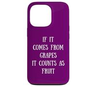 Si proviene de Uvas, Cuenta como Fruta - Wine Lover Mom Carcasa para iPhone 13 Pro