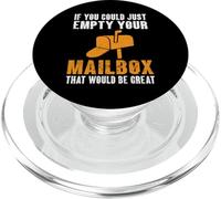 Si pudieras vaciar tu buzón, Empleado Postal Divertido PopSockets PopGrip para MagSafe