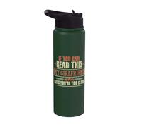 Si puedes leer esta cita Stainless Steel Insulated Water Bottle