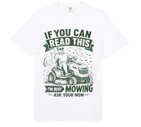 Si Puedes Leer Esto, Estoy Ocupado cortando, pregúntale a tu mamá Comfort Colors Adult Heavyweight T-Shirt