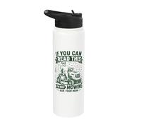 Si puedes leer esto, estoy ocupado cortando, pregúntale a tu mamá Stainless Steel Insulated Water Bottle