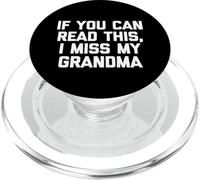 Si Puedes Leer Esto, extraño a mi Abuela - Fun Family Grandma PopSockets PopGrip para MagSafe