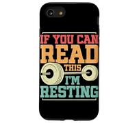 Si Puedes Leer Esto, Gimnasio Retro con Mancuernas I'm Resting Carcasa para iPhone SE (2020) / 7/8