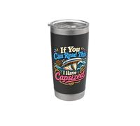 Si puedes leer esto, he volcado velero Vaso térmico de acero inoxidable de doble pared