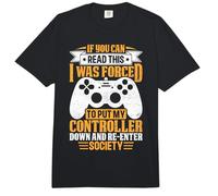 Si Puedes Leer Esto, me Vi Obligado a Bajar mi Controlador Comfort Colors Adult Heavyweight T-Shirt